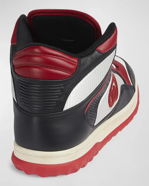 Men's MAC 80 Embroidered High-Top Sneakers - Image 6