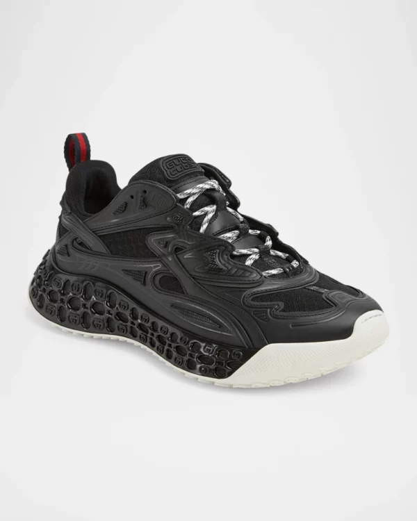 Men's cub3d Matte Demetra and Mesh Runner Sneakers - Image 3