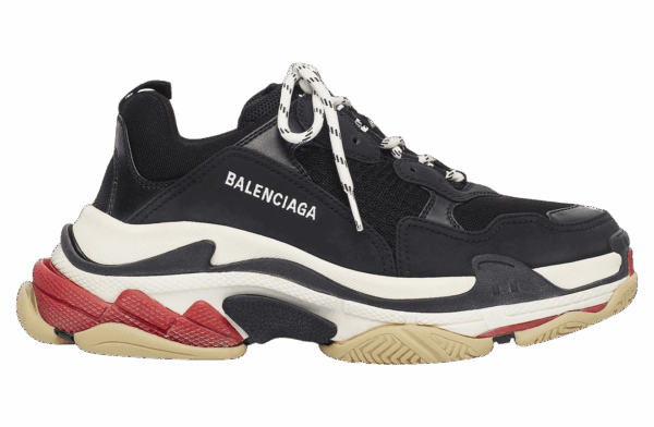 Balenciaga Triple S Black  White  Red - Image 3